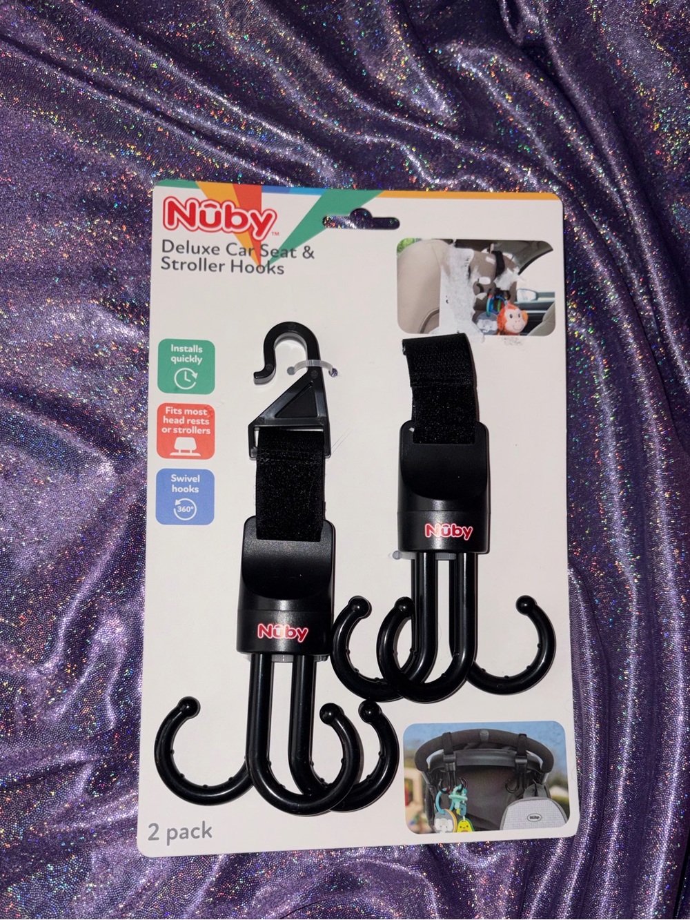 Nuby Car seat & Stroller Hooks